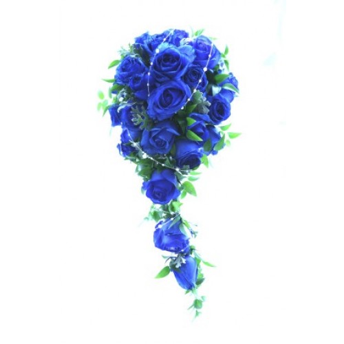 Blue Rose Bridal Shower Bouquet