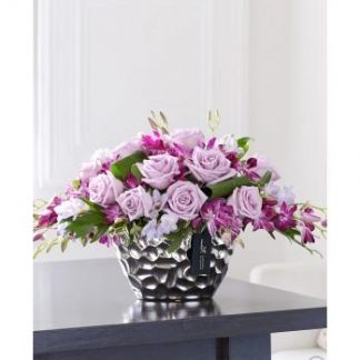 Luxury Purple Orchid Arrangement