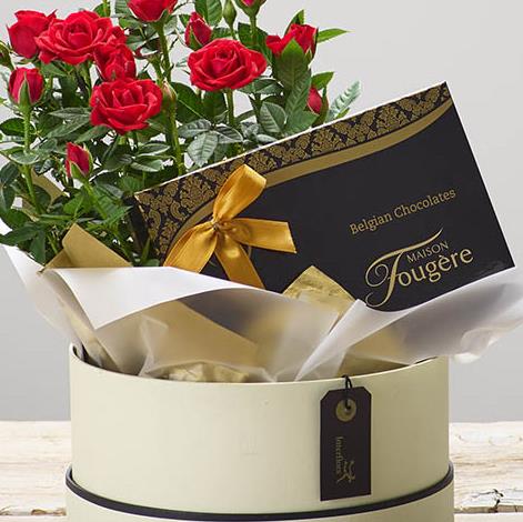 Ruby Rose Hatbox And Chocolates